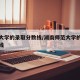 师范大学的录取分数线/湖南师范大学的录取分数线