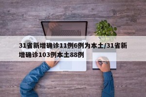 31省新增确诊11例6例为本土/31省新增确诊103例本土88例