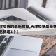 【天津疫情的最新数据,天津疫情最新情况最新消息新增1个】