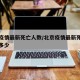 北京疫情最新死亡人数/北京疫情最新死亡人数是多少