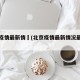 北京疫情最新情況(北京疫情最新情况最新消息)