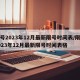 限号2023年12月最新限号时间表/限号2023年12月最新限号时间表格